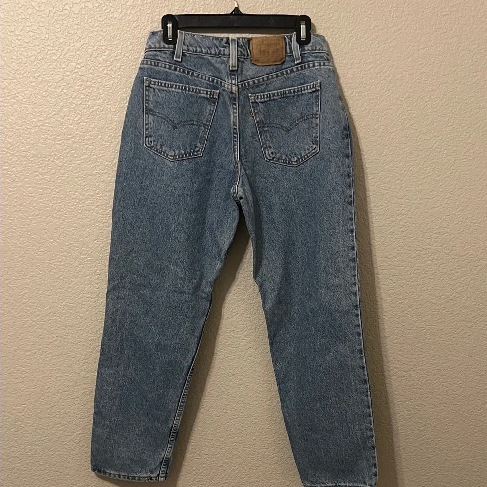 Vintage Levi's Men's Straight Blue Jeans Orange tab